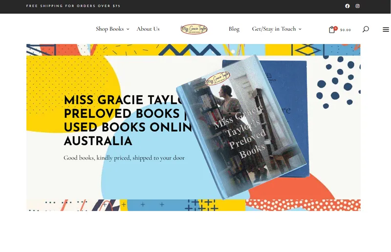 Miss Gracie Taylor's Preloved Books online store
