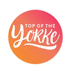 top of the yorke logo