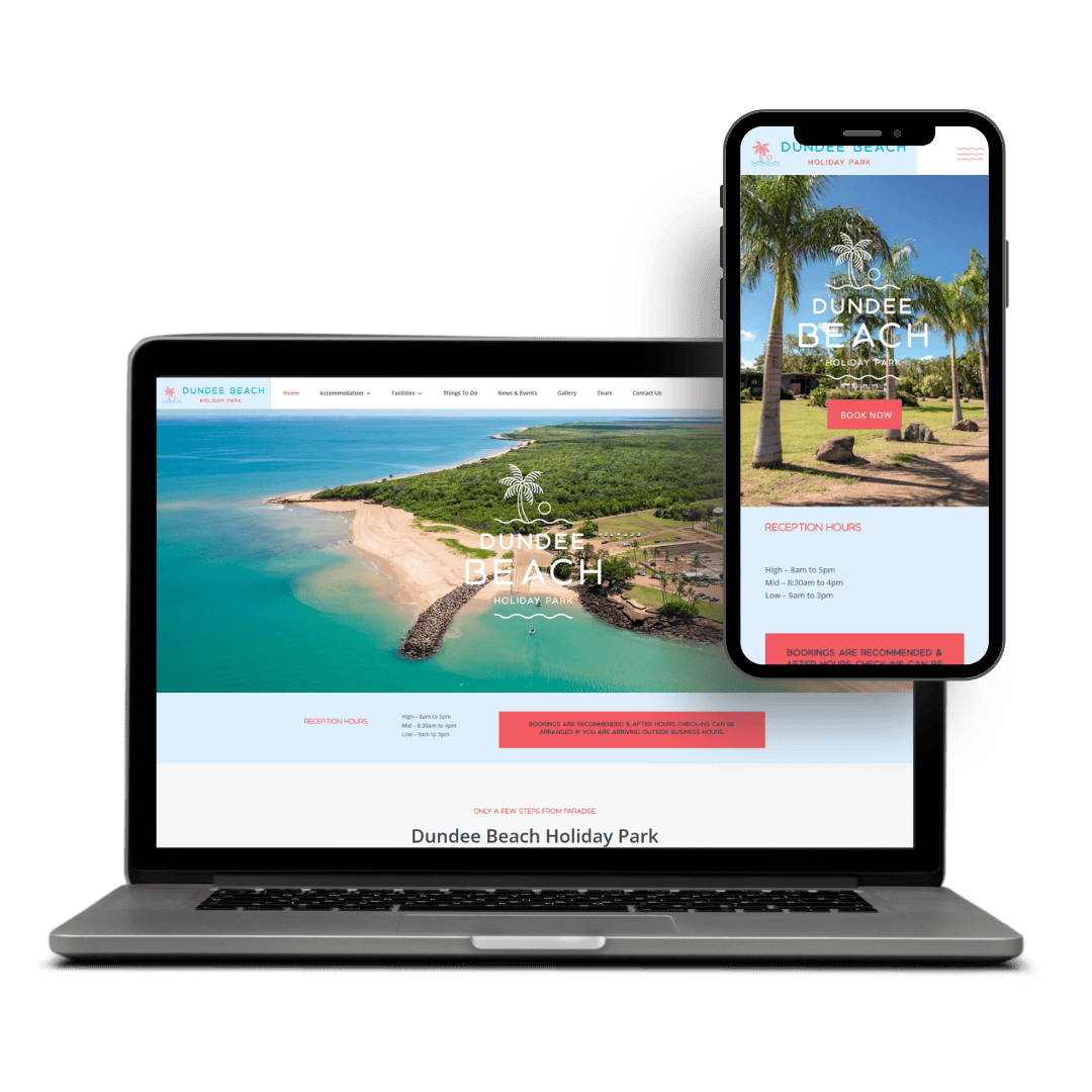 shows dundee beach holiday park website homepage